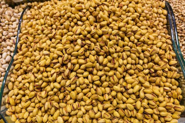 خرید و قیمت پسته اکبری دستچین زعفرانی + فروش عمده