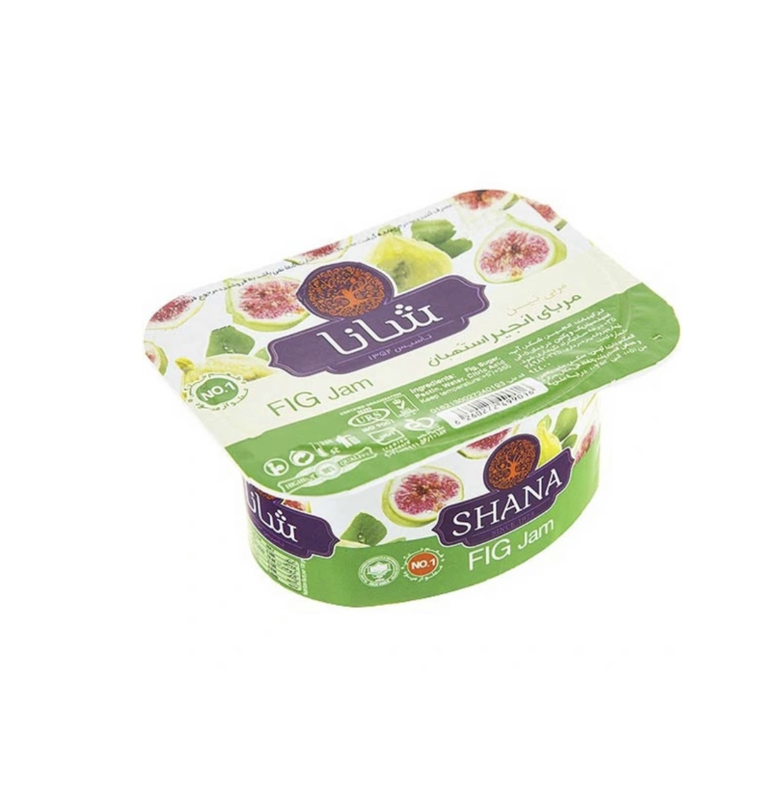 قیمت خرید مربا انجیر کاپ فیل مولدینگ شانا + با فروش عمده (۲۱۰ گرم)