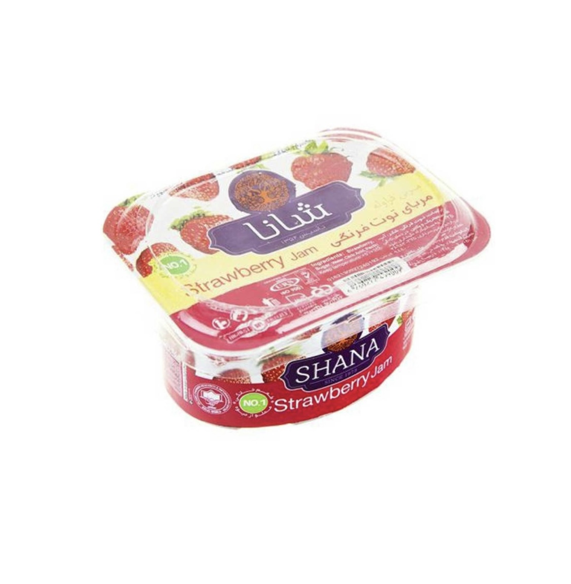 قیمت خرید مربای توت فرنگی کاپ فیل مولدینگ شانا + با فروش عمده