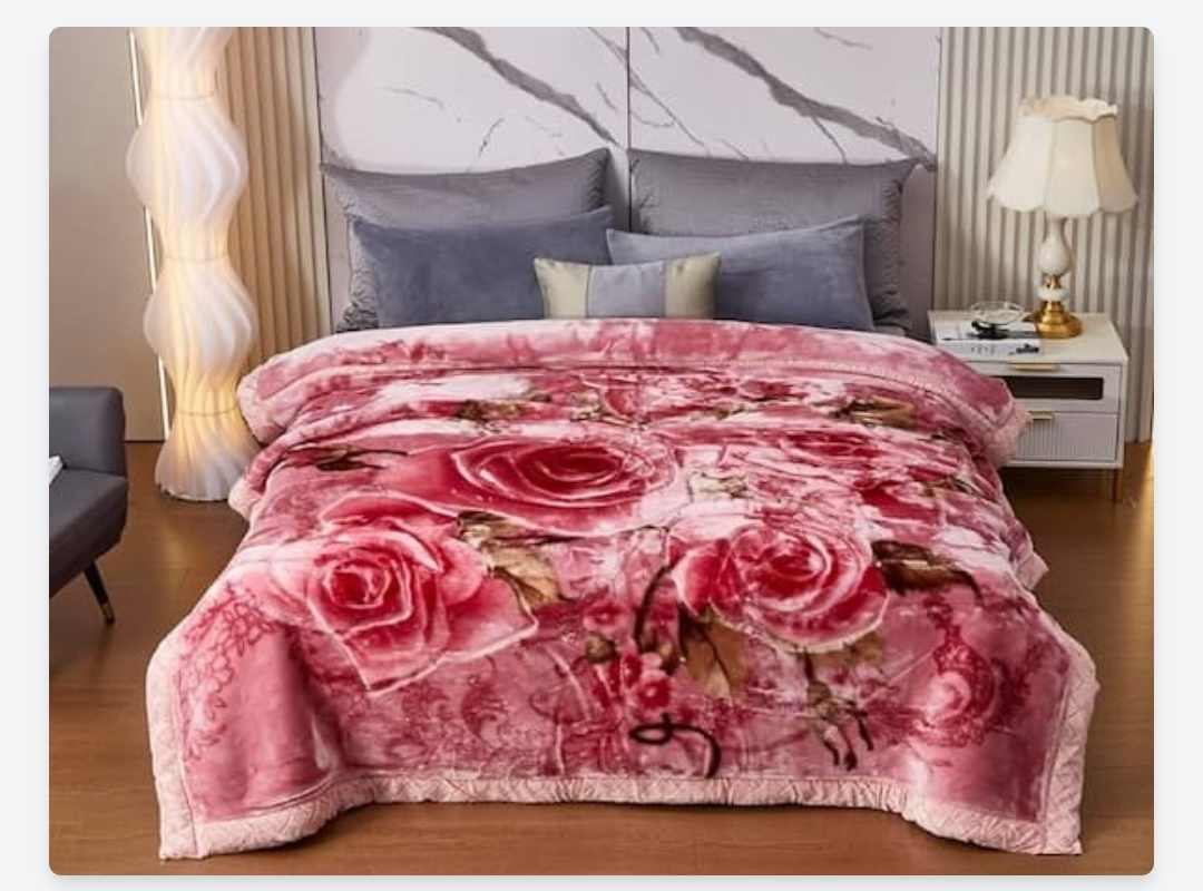 تصویر 1 از قیمت خرید خرید پتو گلبافت دو نفره طرح دار + فروش ویژه