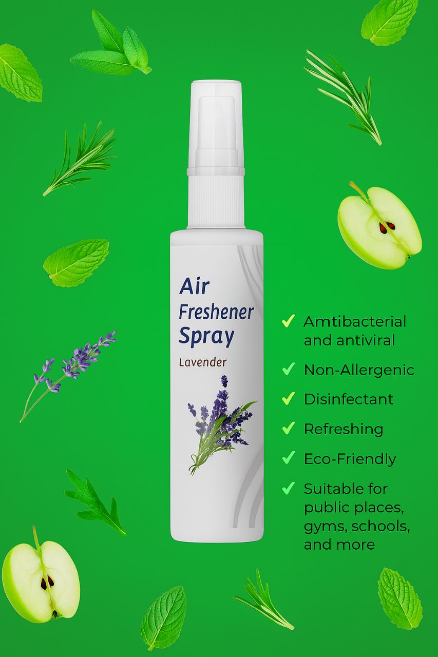 اسپری خوشبو و ضدعفونی کننده هوا گیاهی