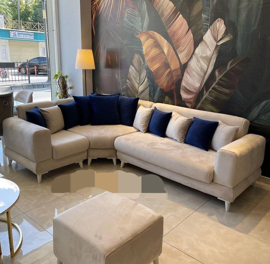 خرید و فروش مبل ال راحتی شیک و زیبا با شرایط فوق العاده