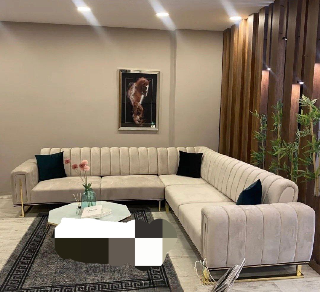 قیمت و خرید مبل راحتی چستر ال با پایه های فلزی + فروش صادراتی