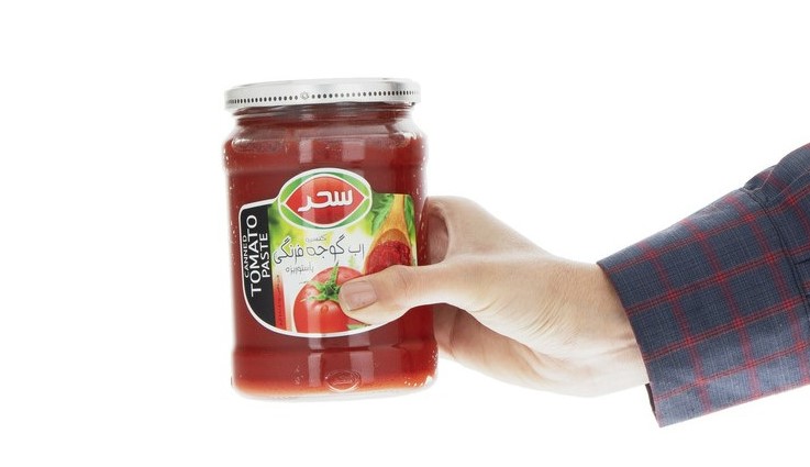 قیمت خرید رب گوجه 800 گرمی شیشه ای سحر + فروش ویژه