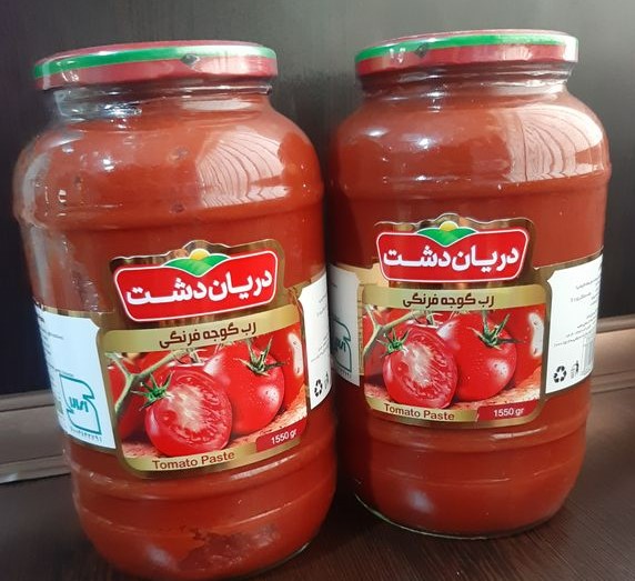قیمت و خرید رب گوجه فرنگی دریان دشت صادراتی + فروش ارزان