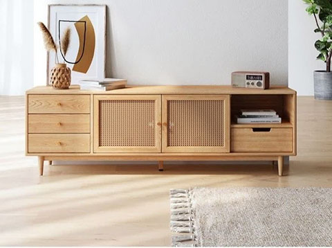 قیمت تولیدی میز تلویزیون حصیری جدید