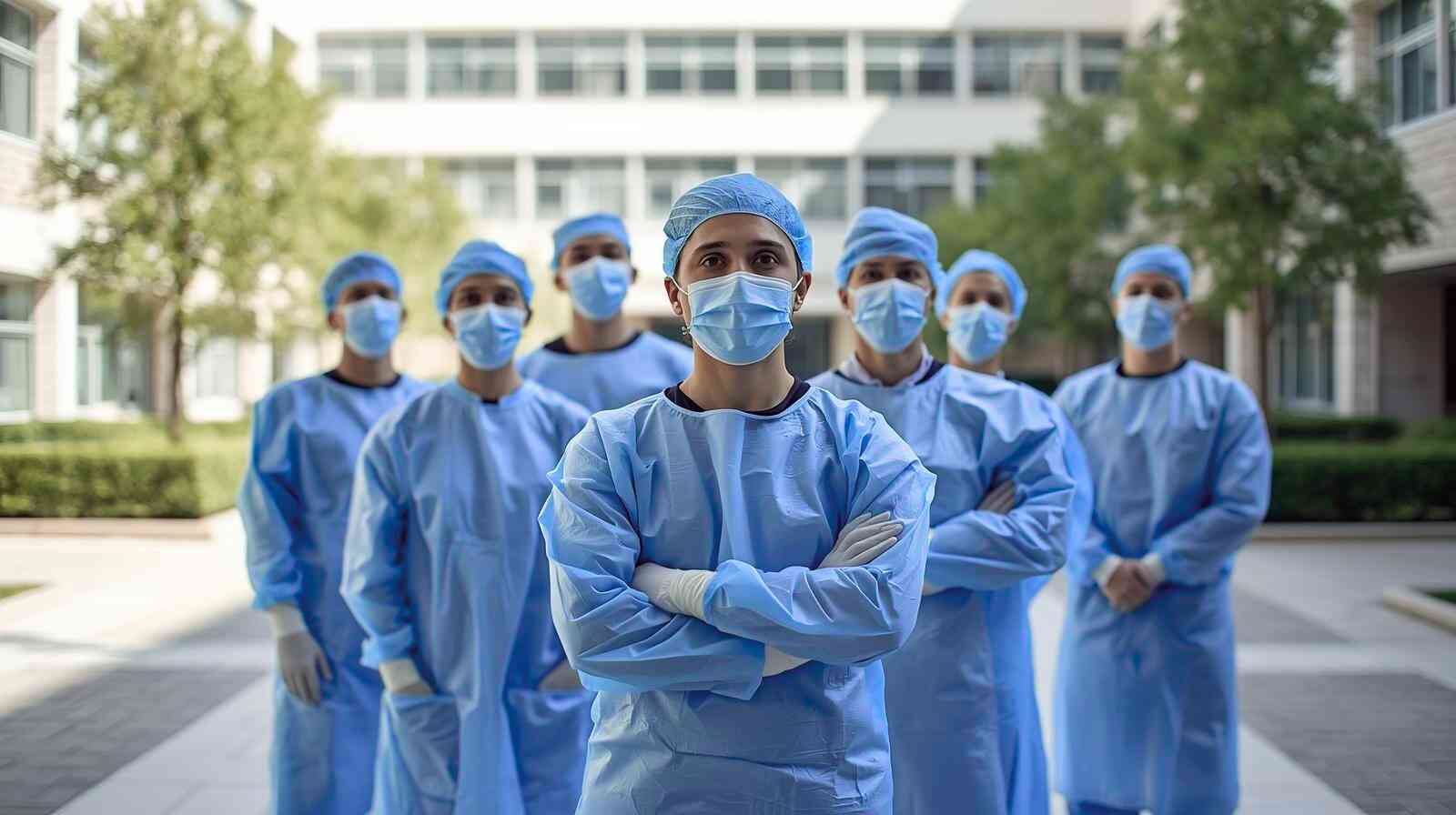 گان جراحی 25 گرمی + قیمت عالی