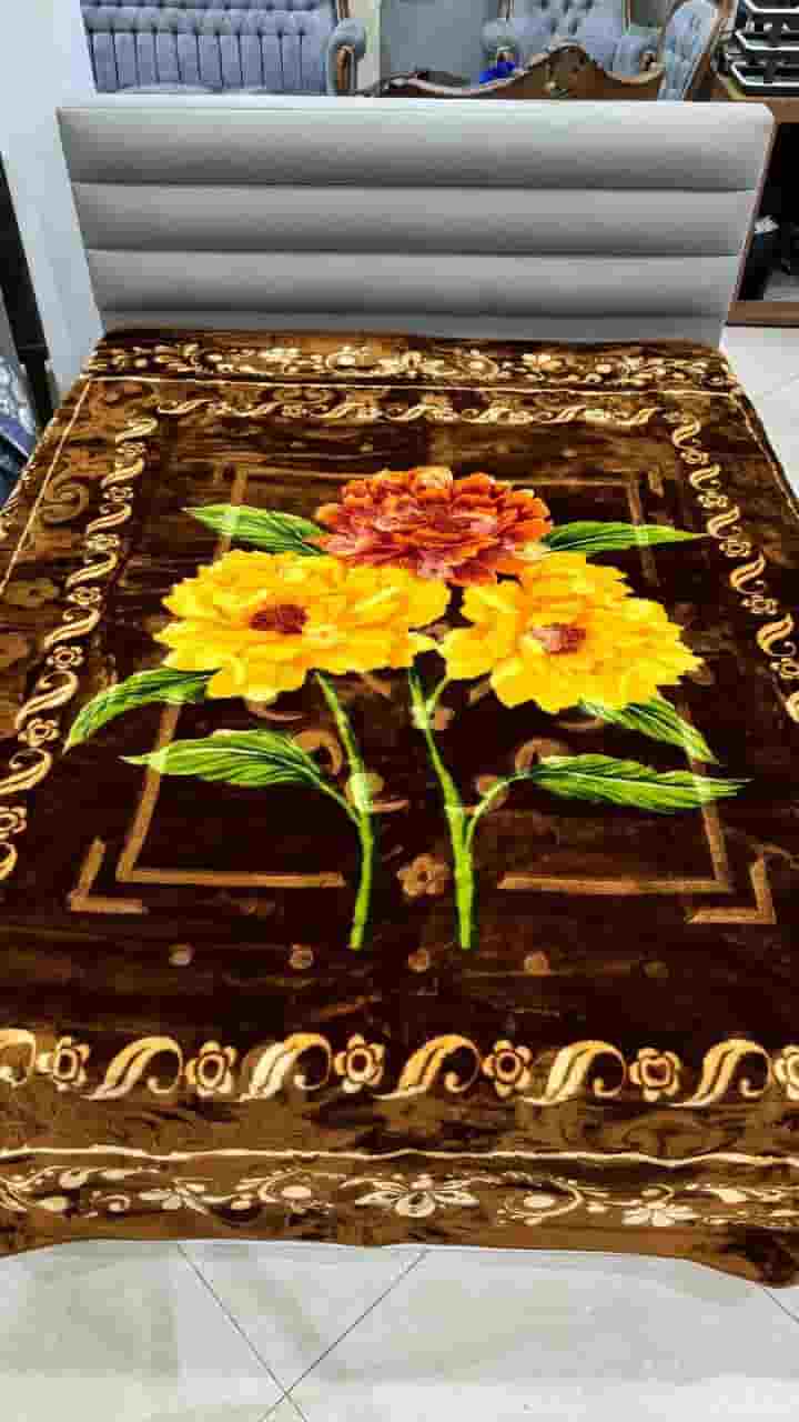 تصویر 3 از قیمت پتو نرمینه گلدار + قیمت عمده