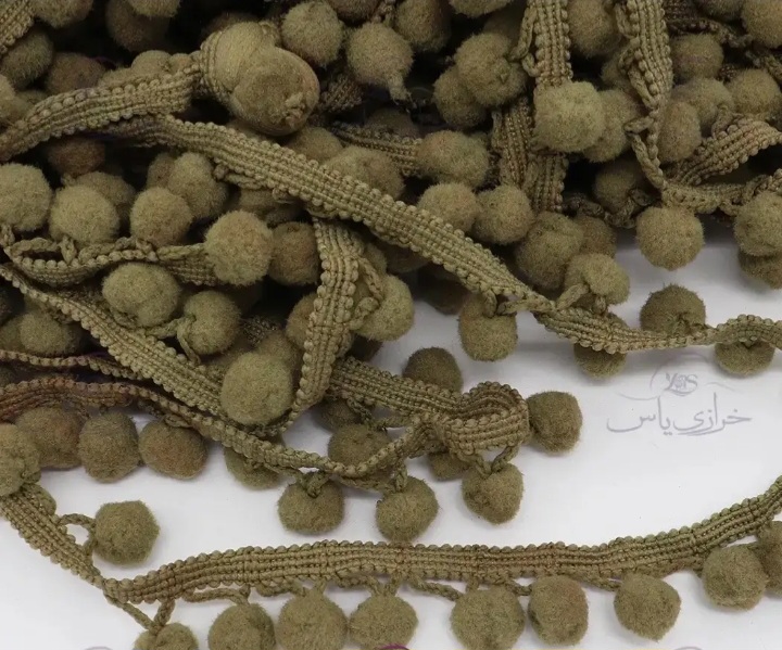 فروش استثنایی منگوله توپی + عمده و با کیفیت