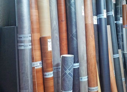 خرید و قیمت کفپوش رولی پی وی سی ارزان صادراتی + فروش عمده