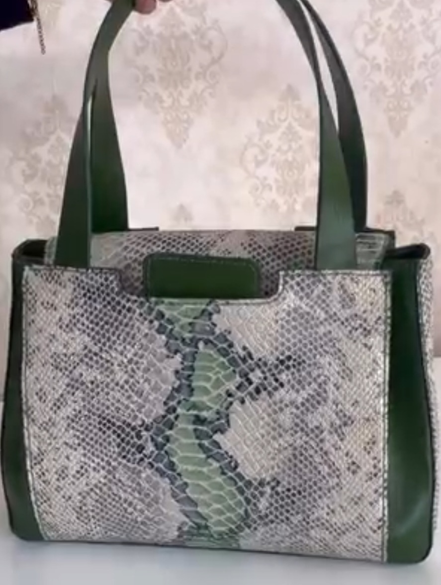 کیف زنانه چرم گاوی و بزی دست دوز + خرید