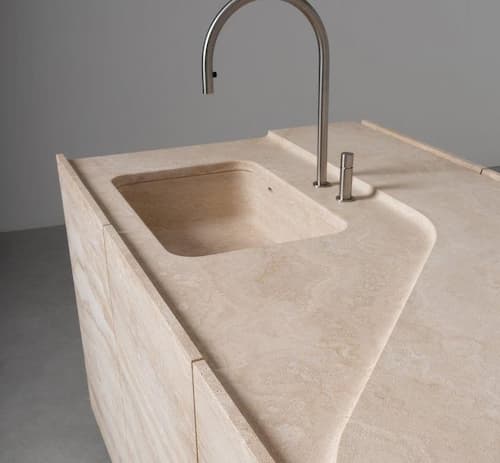 خرید سنگ تراورتن چرمی نما + قیمت فروش استثنایی