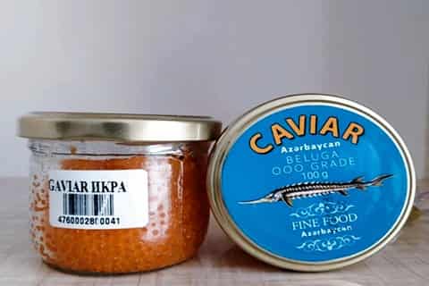 تصویر 1 از خاویار طلایی آذربایجان با تضمین سلامت