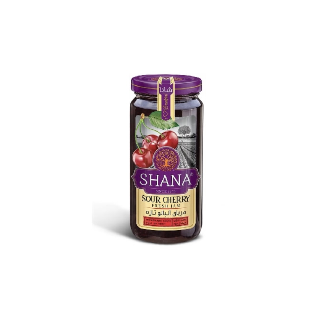 فروش مربای آلبالو شانا ۲۸۵ گرمی + قیمت خرید به صرفه