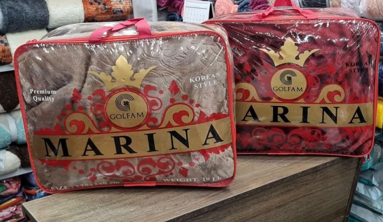 خرید پتو مارینا دو نفره درجه یک + قیمت فروش استثنایی