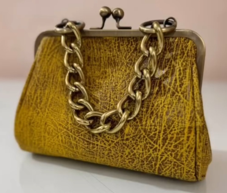 کیف چرم مجلسی دست دوز