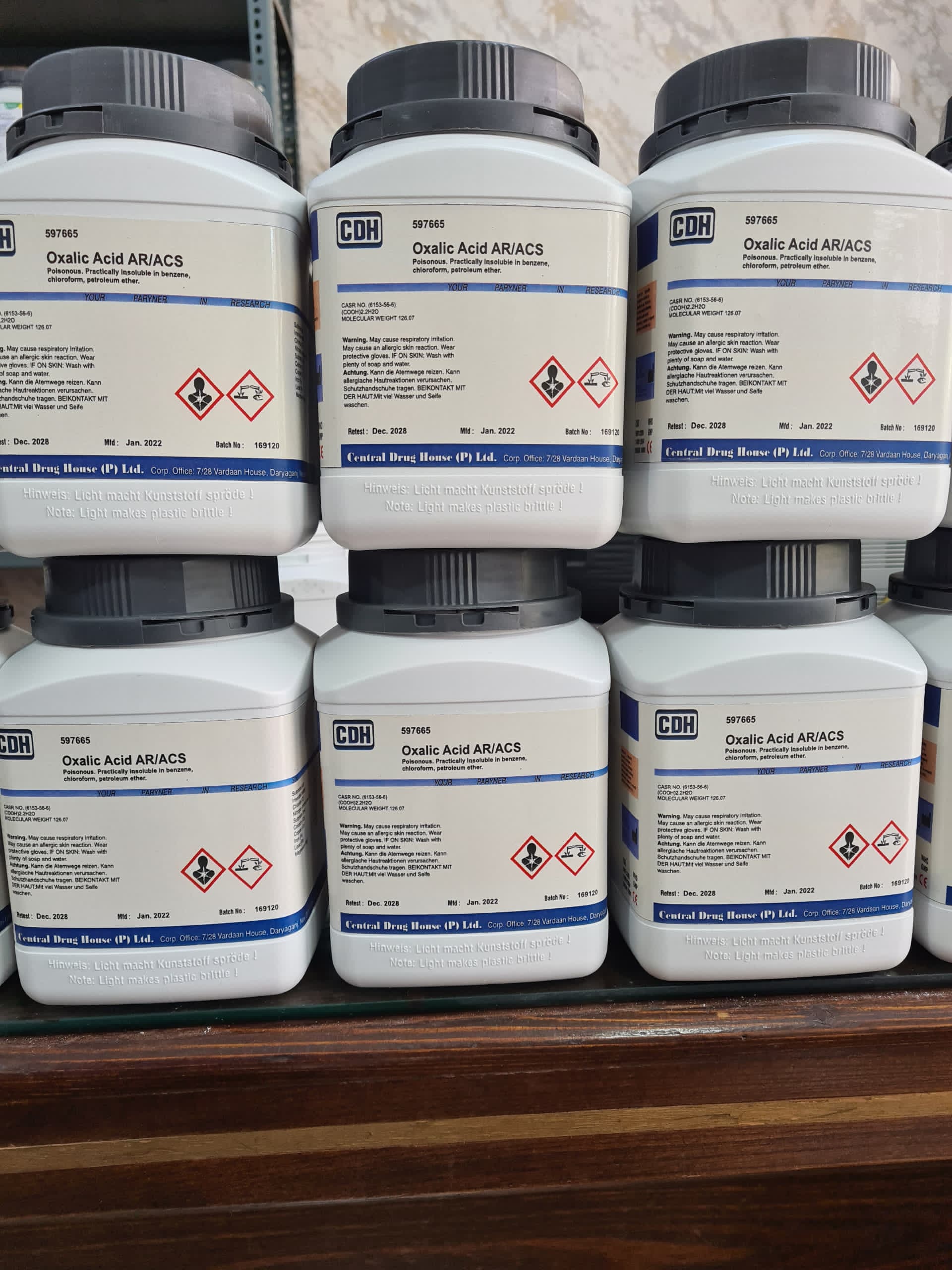 بهترین اسید اگزالیک آزمایشگاهی هندی + قیمت روز