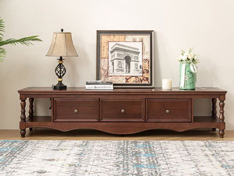 خرید میز تلویزیون خاص و شیک چوبی