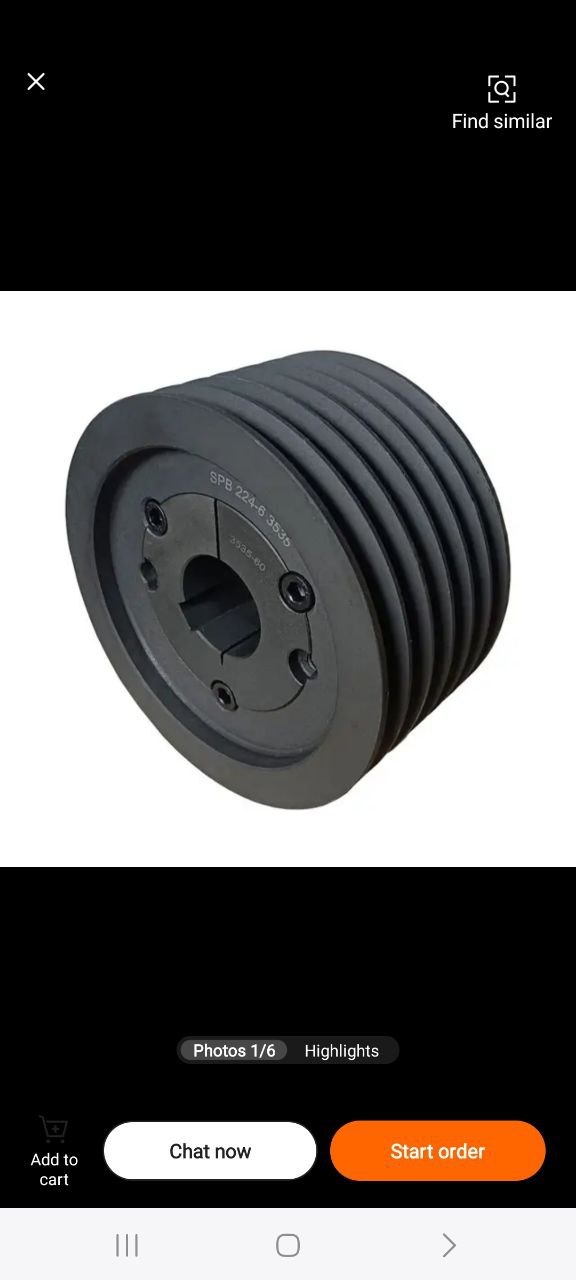 تصویر 2 از فروش پولی چدنی سایز ۲۰۰ + قیمت خرید به صرفه