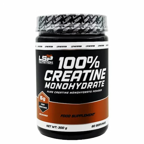 خرید پودر کراتین منوهیدرات ال اس پی 300 گرم + بهترین قیمت
