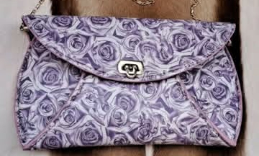 کیف چرم زنانه مجلسی دستدوز