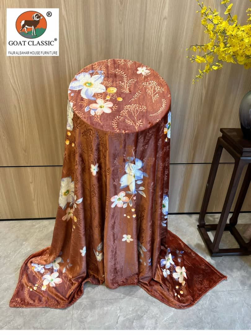 قیمت عمده و کف بازار استثنایی پتو گل دار لیزری