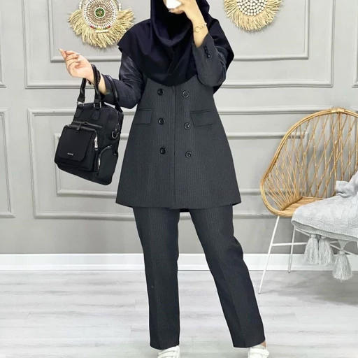 تصویر 1 از خرید مانتو شلوار اداری  + قیمت فروش استثنایی