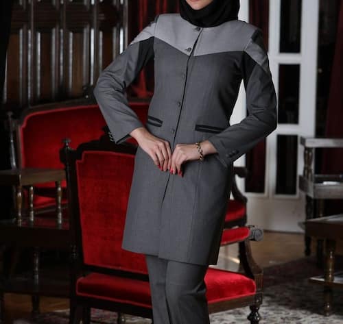 تصویر 1 از قیمت خرید مانتو شلوار پیله دار  + فروش ویژه