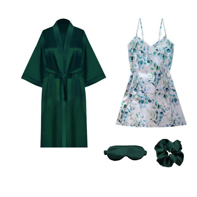 ست روبدو شامبر به همراه چشم بند و کش مو