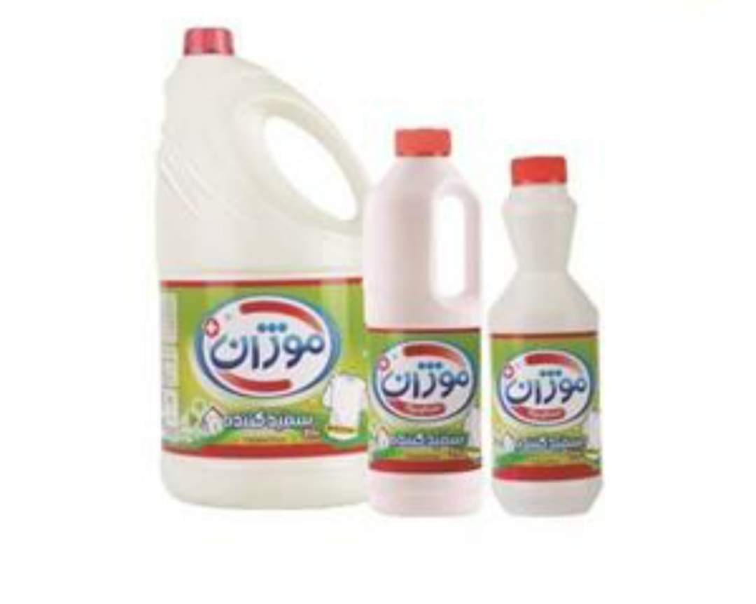 فروش مایع سفید کننده 750 گرمی موژان + قیمت کارخانه