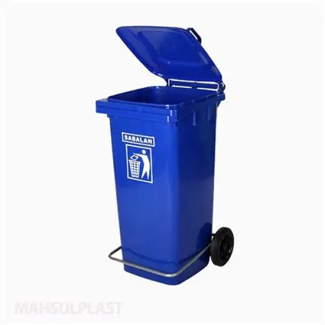 صادرات سطل زباله 60 لیتری چرخ دار پدالی به عراق