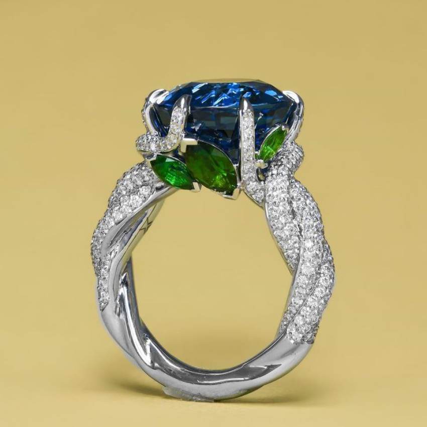 قیمت روز انواع انگشتر یاقوت کبود زنانه