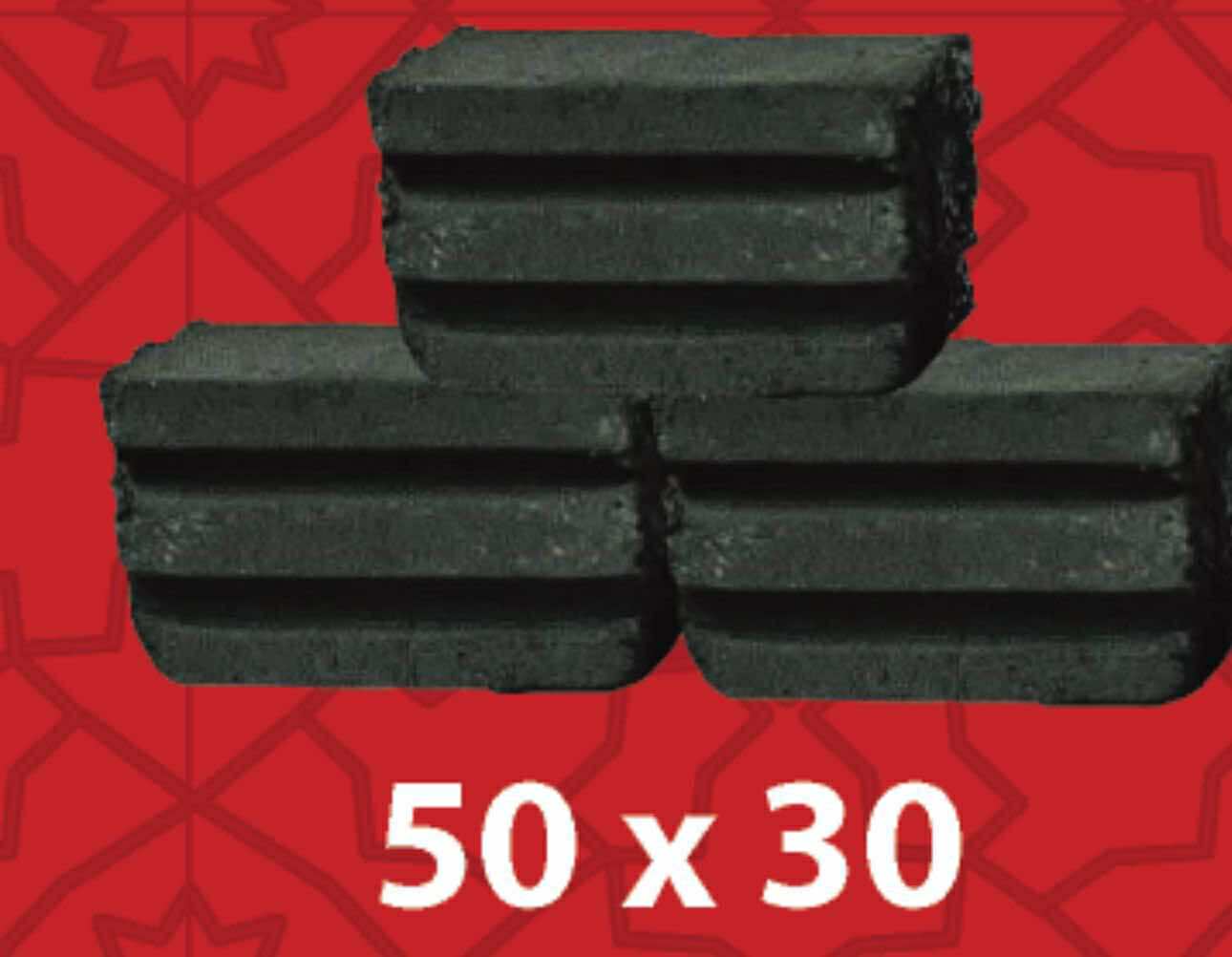 فروش زغال قلیانی مکعب مستطیلی صد در صد کربن پسته با کیفیت عالی ویژه صادرات