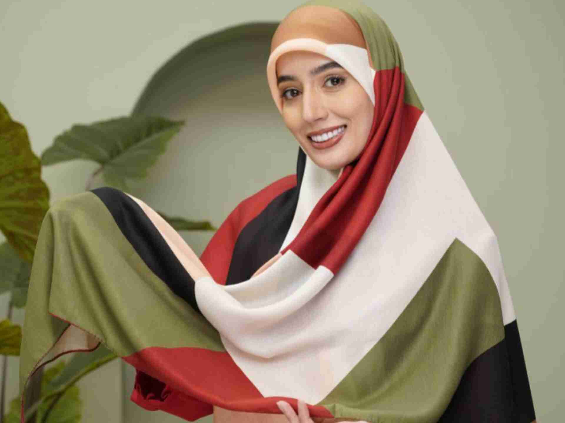 تصویر 1 از خرید عمده روسری نخی طرحدار ساده قواره بزرگ + قیمت تولیدی