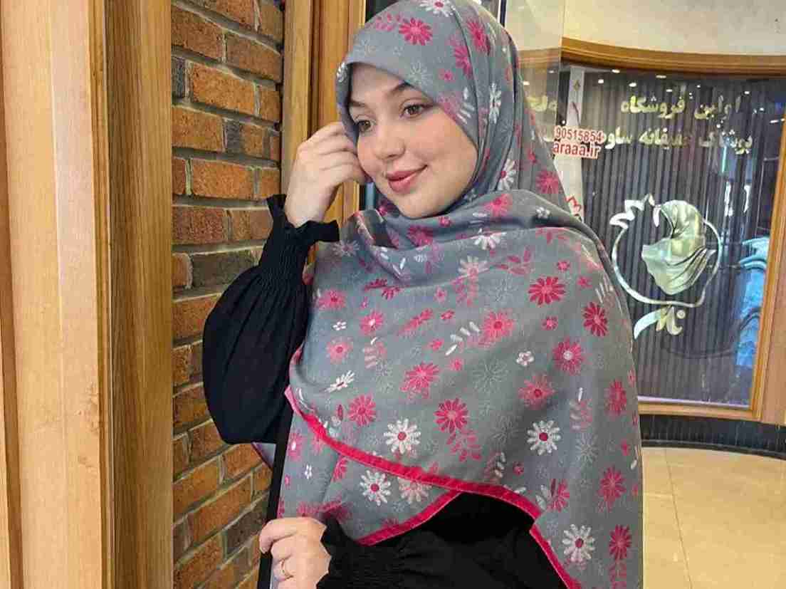 تصویر 4 از خرید عمده روسری نخی گلگلی + قیمت فروش استثنایی