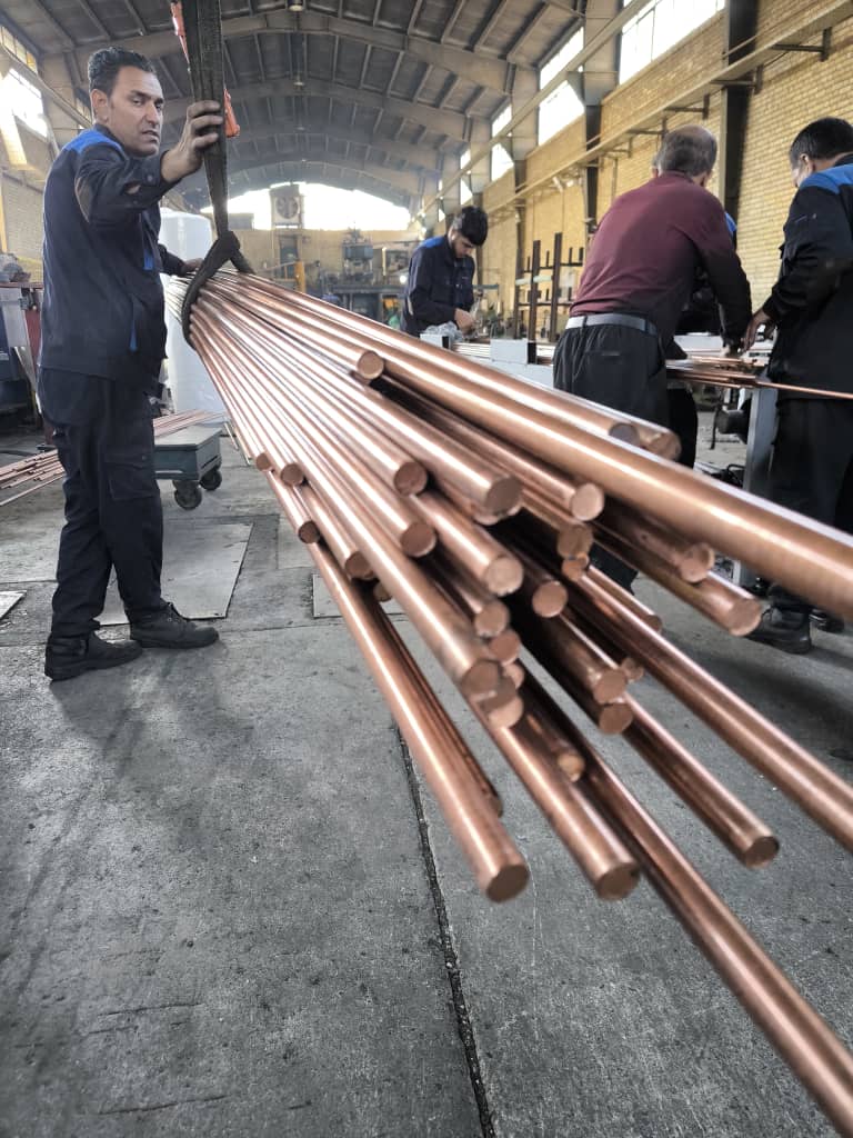 خرید تضمینی میلگرد مس کروم زیرکونیوم با کیفیت صادراتی