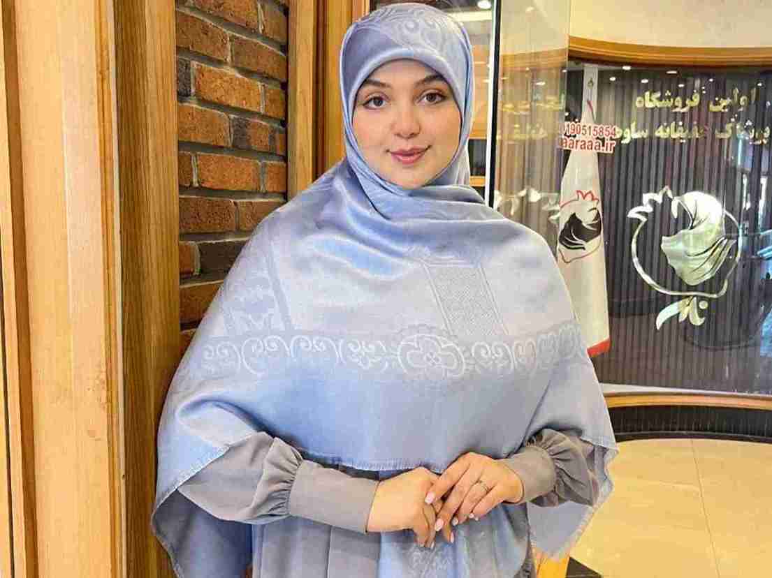قیمت روسری نخ ابریشم ژاکارد لمه دار + خرید باور نکردنی