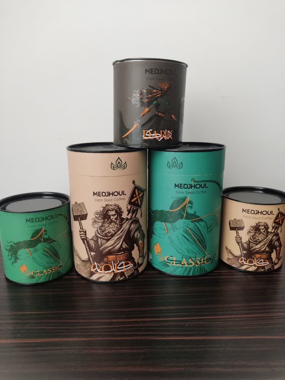 قیمت خرید عمده قهوه هسته خرما برند مدژول + بسته بندی صادراتی