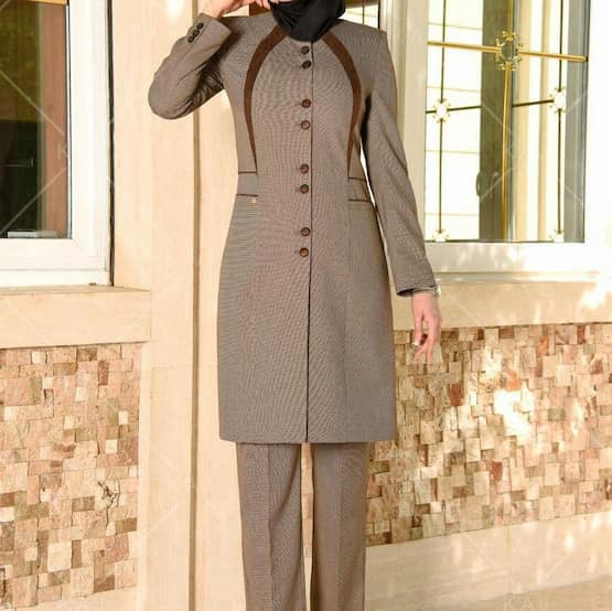 قیمت خرید مانتو شلوار ست بلند + فروش ویژه