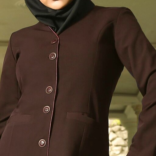 قیمت خرید مانتو اداری قهوه ایی + فروش ویژه