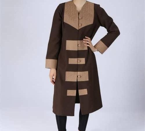 تصویر 4 از قیمت خرید مانتو اداری قهوه ایی + فروش ویژه