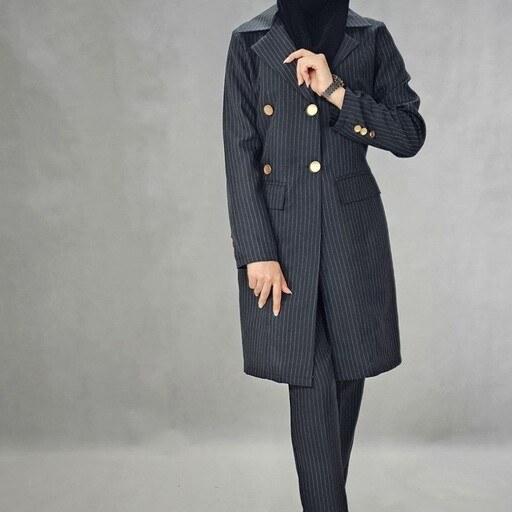 تصویر 4 از قیمت خرید مانتو ست اداری + فروش ویژه