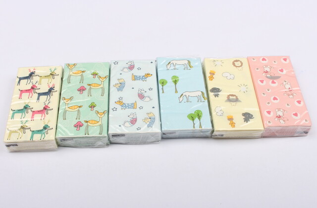 خرید و قیمت دستمال کاغذی جیبی طرح دار + فروش صادراتی