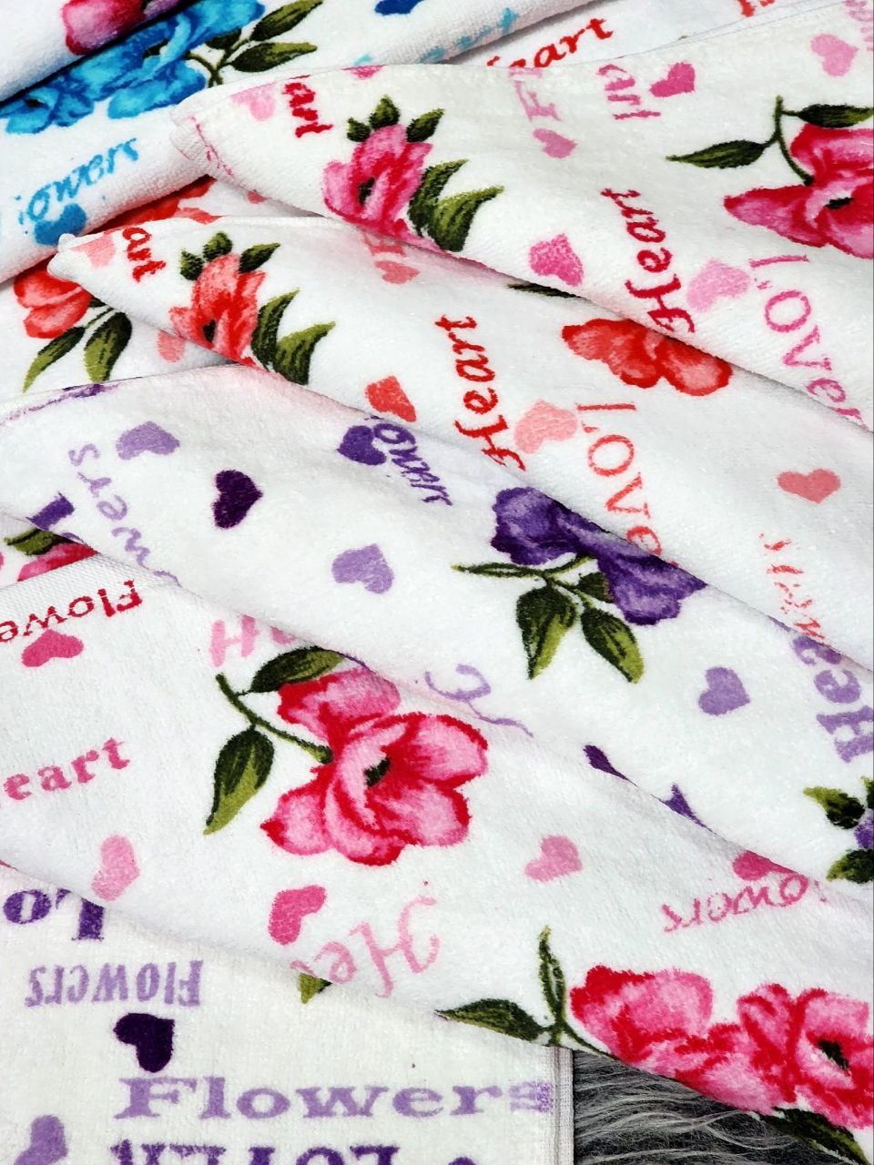 فروش حوله دستی چاپی عمده ارزان و کف بازار سایز 40 در 40 نرم و لطیف