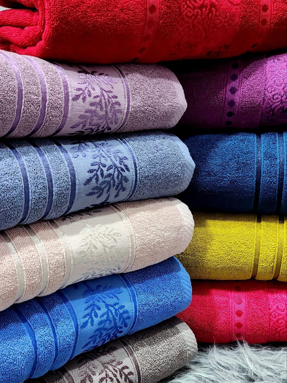 خرید از تولید کننده و قیمت مناسب و عمده حوله حمامی