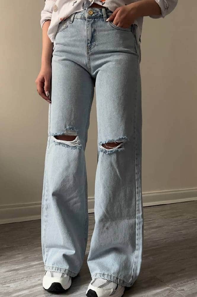 خرید و فروش شلوار جین زنانه بلند با شرایط فوق العاده