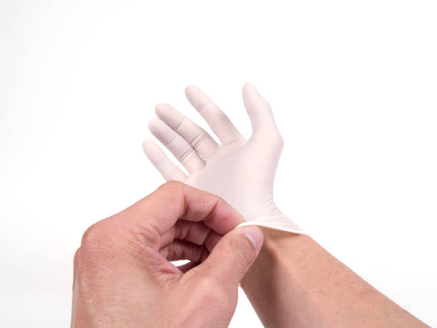 خرید دستکش لاتکس بدون پودر رز مریم + قیمت فروش استثنایی