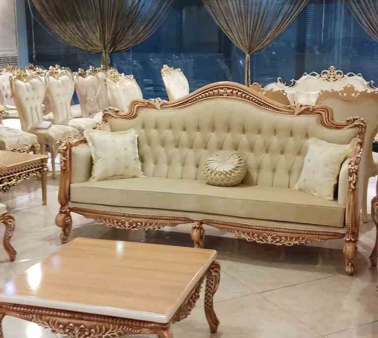 تصویر 1 از قیمت و خرید مبل کلاسیک مدل گندمی فروش صادراتی