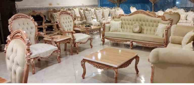 تصویر 2 از قیمت و خرید مبل کلاسیک مدل گندمی فروش صادراتی