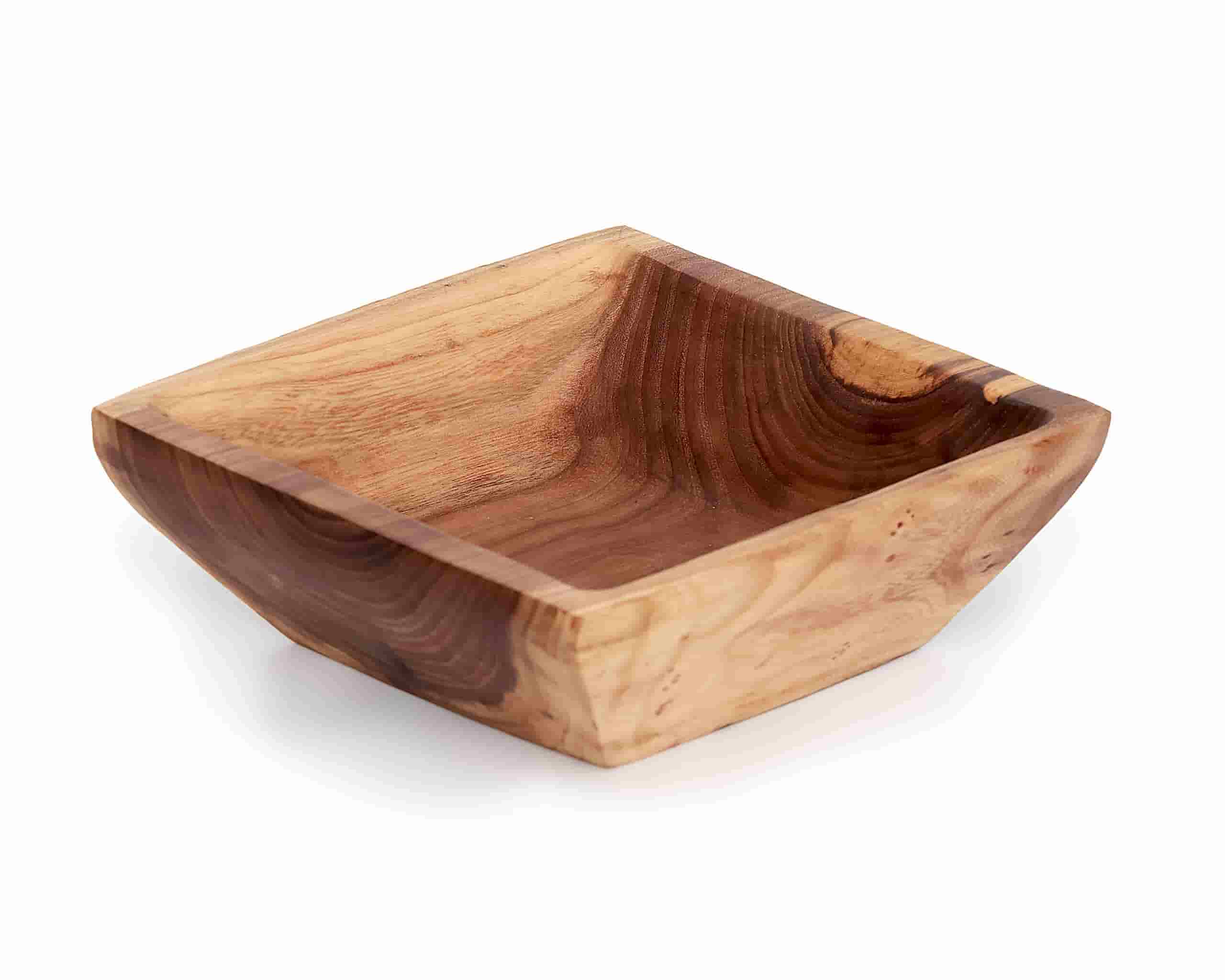 قیمت خرید آجیل‌ خوری چوبی مربع با فروش عمده